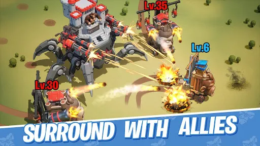 Gameplay screenshot 2 from Ape Warforts - Strategy game